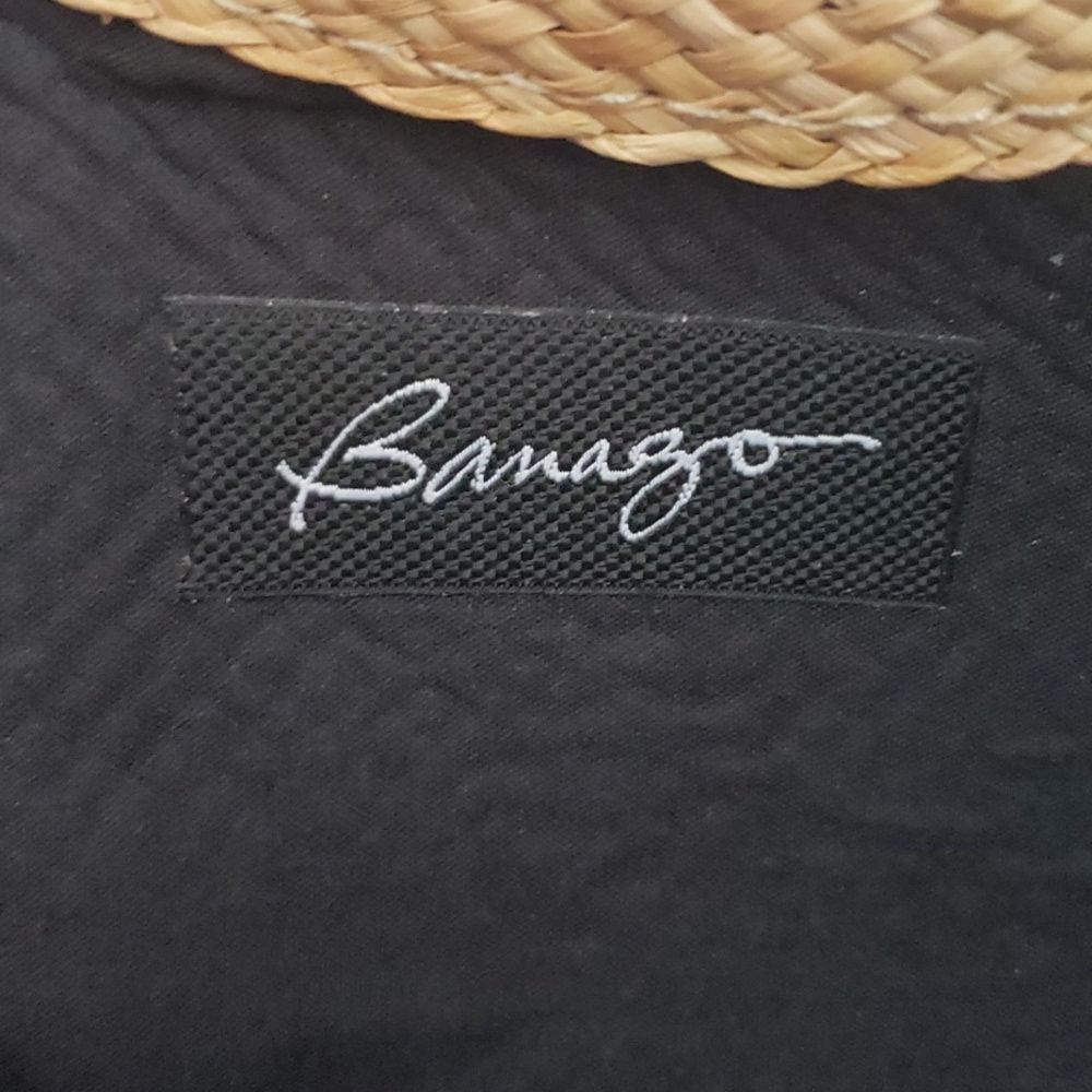 Banago Straw Tote Purse Woven Satchel Tropical Beach Resortwear Vacation - Picture 2 of 5